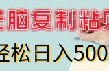 （11805期）无脑复制粘贴，小白轻松上手，零成本轻松日入500+