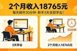 2个月收入18765元，每天操作30分钟，2026年升级版Ai项目！