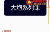 大炮拼多多运营系列课，各类​玩法合集，拼多多运营玩法实操