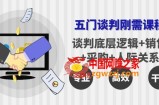 五门企业谈判刚需课程：谈判底层逻辑+销售+采购+人际关系，一次讲透