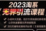 2023淘系无界引流实操课程，​小成本大流量，低价引流快速拉新收割，让你快速掌握无界突破瓶颈