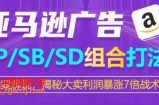 亚马逊SP/SB/SD广告组合打法，揭秘大卖利润暴涨7倍战术