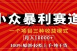 （12756期）视频号最新爆火赛道，三种可收益模式，0粉新号条条原创条条热门 日入1000+