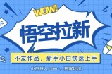 （12243期）悟空拉新最新玩法，无需作品暴力出单，小白快速上手