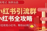 【白龙笔记】价值980元的《小红书运营和引流课》，日引100高质量粉
