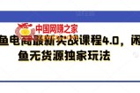 闲鱼电商最新实战课程4.0，闲鱼无货源独家玩法