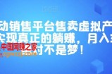 全自动销售平台售卖虚拟产品，助你实现真正的躺赚，月入3万＋绝对不是梦！【揭秘】