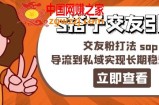 某收费888-S搭子交友引流，交友粉打法 sop，导流到私域实现长期稳定盈利