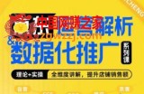 京东运营解析与数据化推广系列课，全维度讲解京东运营逻辑+数据化推广提升店铺销售额