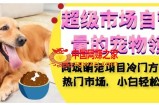 超级市场自带流量的宠物领域，同城萌宠项目冷门方法打破热门市场，小白轻松600+