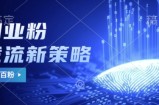 副业粉截流玩法与更新，不废号， 不封号，日引100+