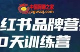小红书品牌60天训练营第6期，GMV2亿级品牌老板都在学，教会你内容营销底层逻辑
