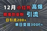 小红书一张图片“引爆”创业粉，单日+200+精准创业粉 可筛选付费意识创业粉【揭秘】