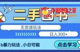 二手图书无货源项目，暴力玩法，小白可做，日入300＋【揭秘】