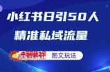 全面解析小红书图文引流日引50私域流量【揭秘】
