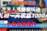 抖音趣味整蛊半无人直播新玩法，礼物收益一天1000+小白也能操作【揭秘】