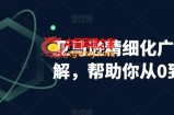亚马逊精细化广告详解，帮助你从0到1，自动广告权重解读、手动广告打法详解