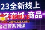 老陶电商·抖音商城商品卡，​2023全新线上全套运营系列课