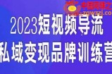 短视频导流·私域变现先导课，5天带你短视频流量实现私域变现