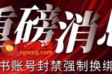 【最新】小红书账号封禁强制换绑技术可日赚300