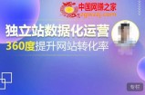 独立站数据化运营，360度提升网站转化率，亿级独立站大卖，带你用数据说话，提升转化率超过4%