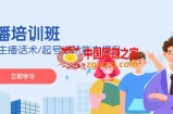 2023主播培训班：运营主播话术/起号进阶能力提升