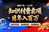 2026年卖项目年入百个W，AI智能体个人IP-精准引流-稳定项目-转化成交【揭秘】