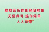 （7748期）酷狗放置挂机民间传说，不用起号，使用方便每个人都能做