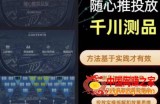 爱做号的老王·随心推+千川投流，投放实操拆解和放量思维，投流原理、千川测品