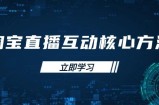 淘宝直播互动核心方法，新手入门指南、直播能力提升，新手主播快速突围