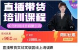 直播带货实训营：话术技巧+销售技巧+底层数据逻辑快速开启直播带货之路