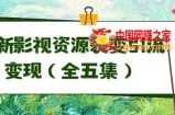 利用最新的影视资源裂变引流变现自动引流自动成交（全五集）【揭秘】