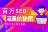 SEO实操培训：玩转百万SEO流量，助力站长快速提升流量（搜外三木大神分享课）