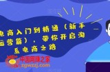 淘宝电商入门到精通（新手篇+运营篇），带你开启淘系电商之路