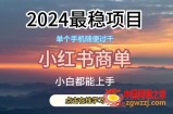 2024最稳蓝海项目，小红书商单项目，没有之一【揭秘】