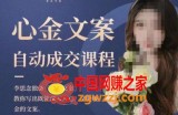 心金文案自动成交课程，教你写出既能深入人心又能吸金的文案，实现朋友圈自动成交效果
