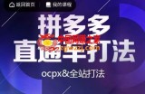 互力·拼多多直通车打法，ocpx全站打法