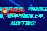 AI掘金实战营，可快速生成文章，新手可直接上手，收益趋于稳定
