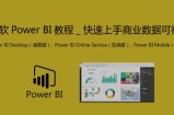 微软Power BI教程_商业数据可视化