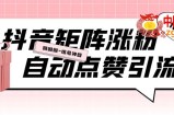 外面收费3988斗音矩阵涨粉挂机项目，自动化操作【软件+视频教程】