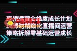 （7582期）抖音运营-全方位 培养计划，16学时精细化管理直播房间运营战略拆卸零基础运营发展