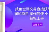 咸鱼空调交易直接获取纯利润的项目 操作简便 小白也可轻松上手