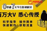黑脸课堂-影视解说7天速成法：百万大V悉心传授，快速制做获取流量