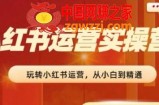 2024小红书运营实操营，​从入门到精通，完成从0~1~100