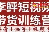 2022短视频带货训练营（第12期），低投入、低风险、比较容易上手，收益巨大