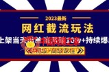 2023网红·同款截流玩法【初级+高级课程】上架当天出单当月破10w+持续爆单