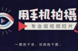 手机拍摄课：如何用手机拍出专业级短视频，一图胜千言，视频胜千图