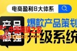 电商盈利8大体系 ·产品做强​爆款产品策划系统升级线上课，全盘布局更能实现利润突破