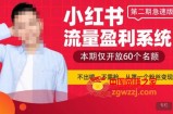 小红书流量盈利系统（第二期急速版），不出境，不露脸，轻松把流量变成米