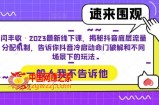 闫丰收·2023最新线下课，揭秘抖音底层流量分配机制，告诉你抖音冷启动命门破解和不同场景下的玩法